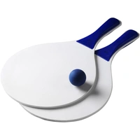 Houten strand tennisset