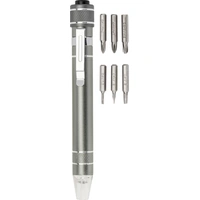 Aluminium Pen Schroevendraaier met Lamp