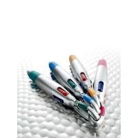 4-in-1 Zilveren Balpen met Grip