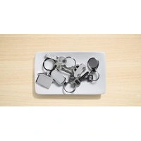 Metalen sleutelhanger Auto