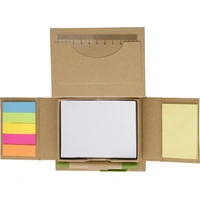 Kartonnen Memoblaadjeshouder met Balpen