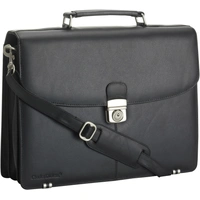 Lederen Charles Dickens® laptoptas 15,6 inch