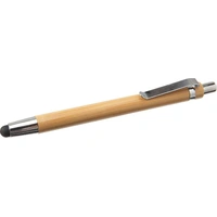 Bamboe Balpen met Stylus