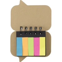 Papieren memo boekje met spiraal