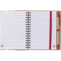 Gerecycled notitieboek Angela met spiraal
