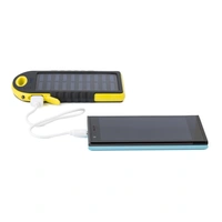 Rubberen Solar Powerbank 4000 mAh