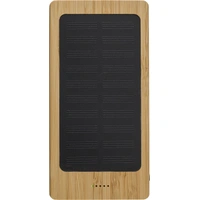 Bamboe zonne-energie powerbank 8000 mAh