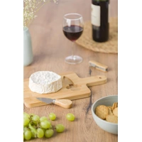 Bamboe kaasplank met mes