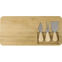 Bamboe kaasplank met messen