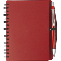 PU Notitieboek A6 met Balpen