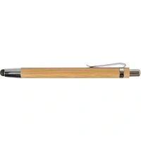 Bamboe Balpen met Stylus