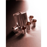 RVS heupfles Set 0,22L