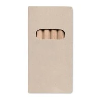 6 Kleurpotloden in Doosje