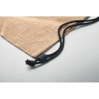 Jute Rugzakje met Koord