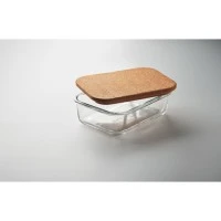 CANOA Glazen Lunchbox met Kurken Deksel