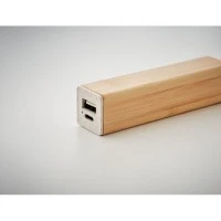 Bamboe Powerbank 2600 mAh