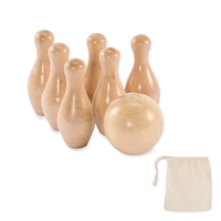 Mini Bowling Set van Dennenhout