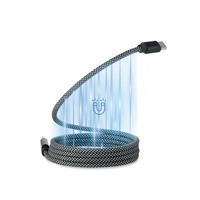 Gevlochten Magnetische Type C Kabel - 1m