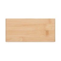 Bamboe Draadloze Oplader Klok