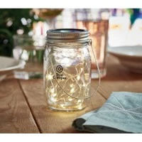 Solar Buitenlamp in Mason Jar