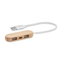 3-poorts USB-C Hub