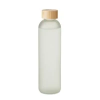 650ml Sublimatie Glazen Fles met Bamboe Deksel