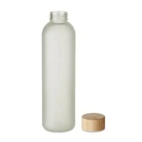 650ml Sublimatie Glazen Fles met Bamboe Deksel