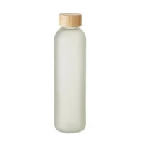 650ml Sublimatie Glazen Fles met Bamboe Deksel