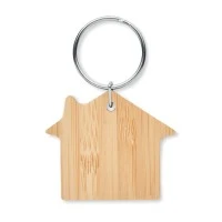 Bamboe Huis Sleutelhanger