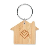 Bamboe Huis Sleutelhanger