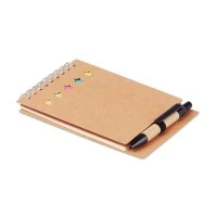 MULTIBOOK Notitieboekje met pen en sticky notes