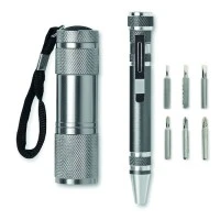 Aluminium Multitool met LED