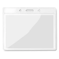 Transparante Badgehouder 10x8 cm