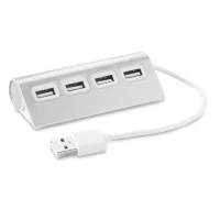 ALUHUB USB Hub 4 Poorten