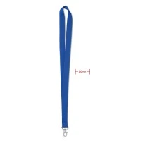 Lanyard 20 mm met metalen haak