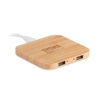 Bamboe Draadloze Oplader met USB