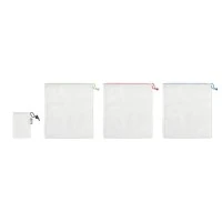 Set van 3 RPET Fruit-/ Groentezakken