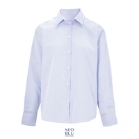 Blauw Gestreept