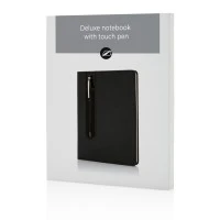 A5 PU notitieboek met stylus pen