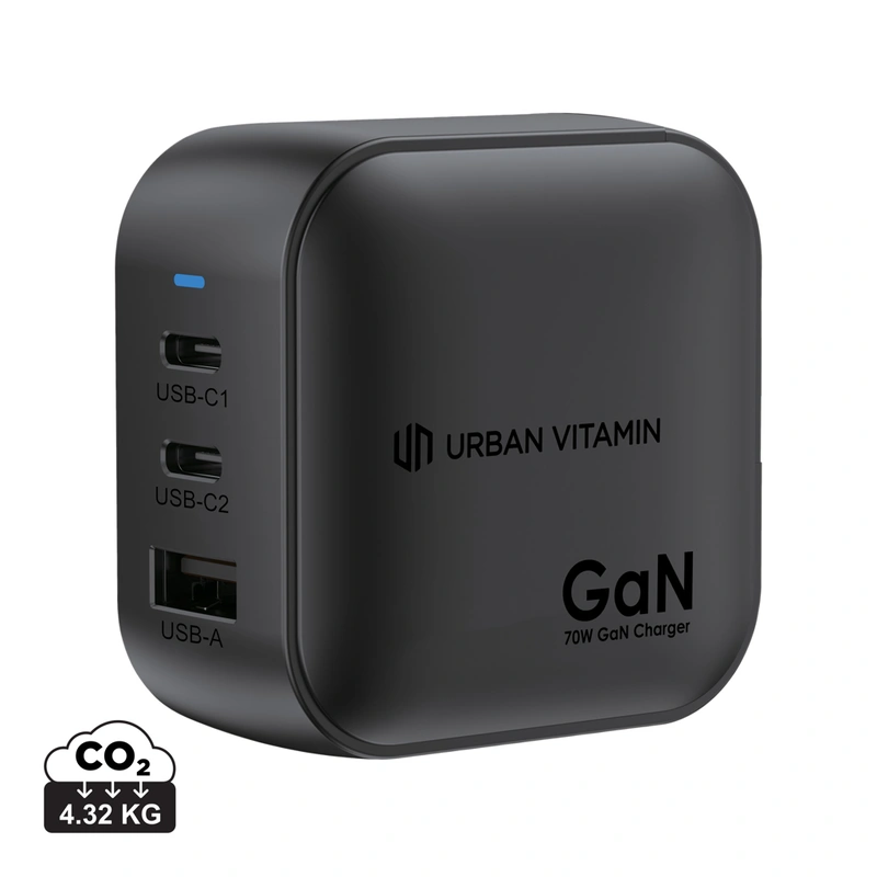 Urban Vitamin Santa Cruz 70W GAN Oplader