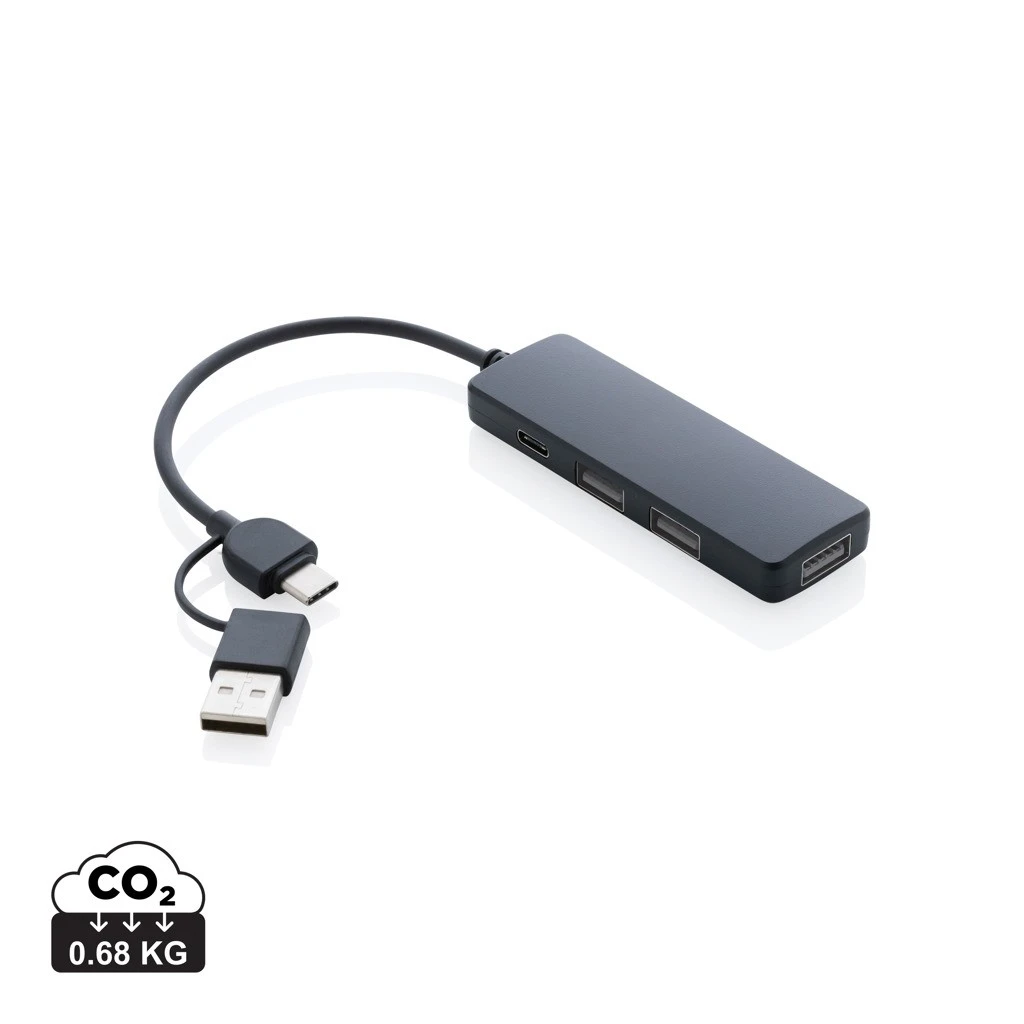RCS gerecyclede USB-hub met dual input