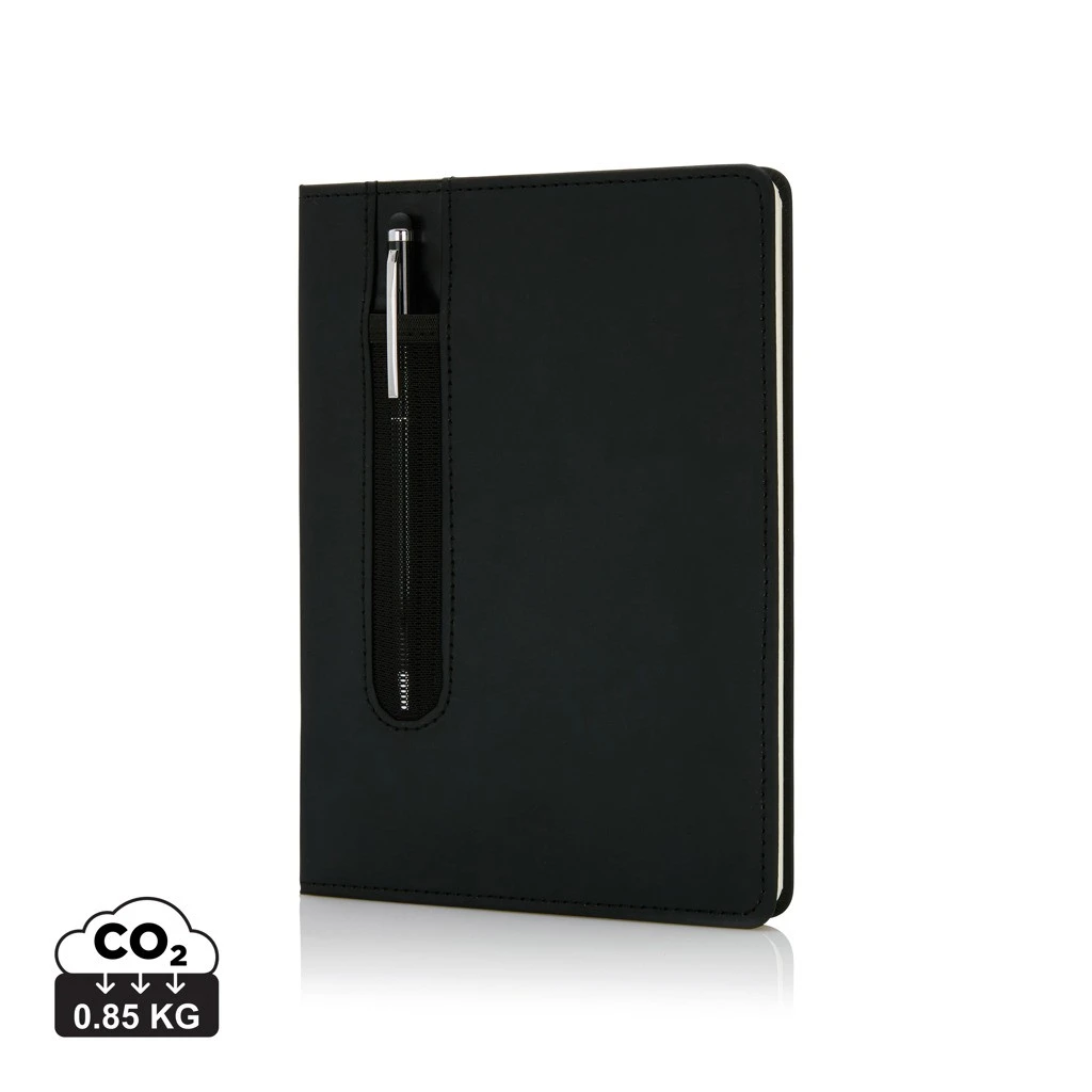 A5 PU notitieboek met stylus pen