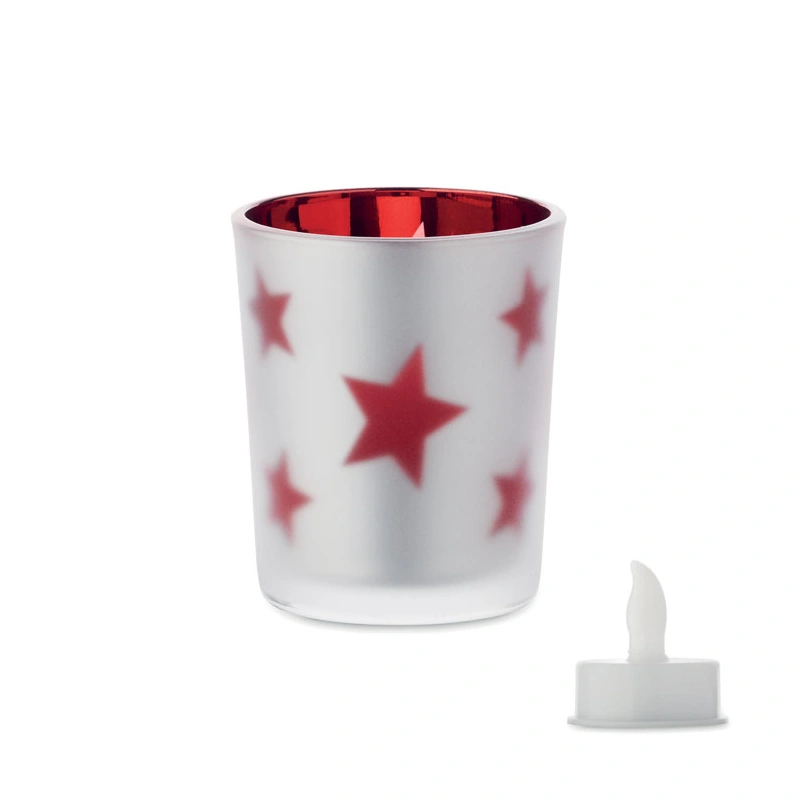 LED Theelichtje in Glazen Pot