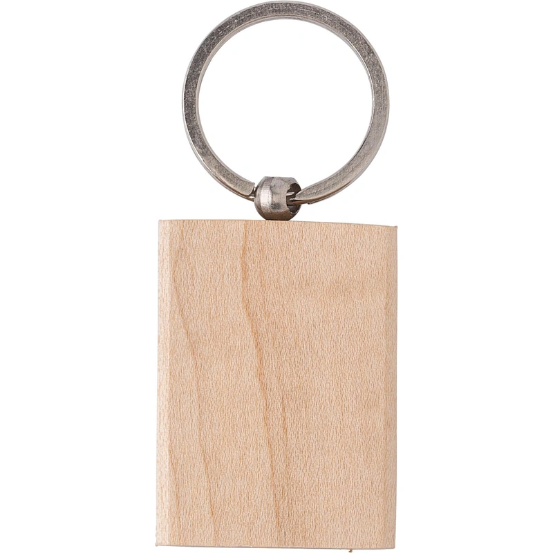 Houten Sleutelhanger met Ring