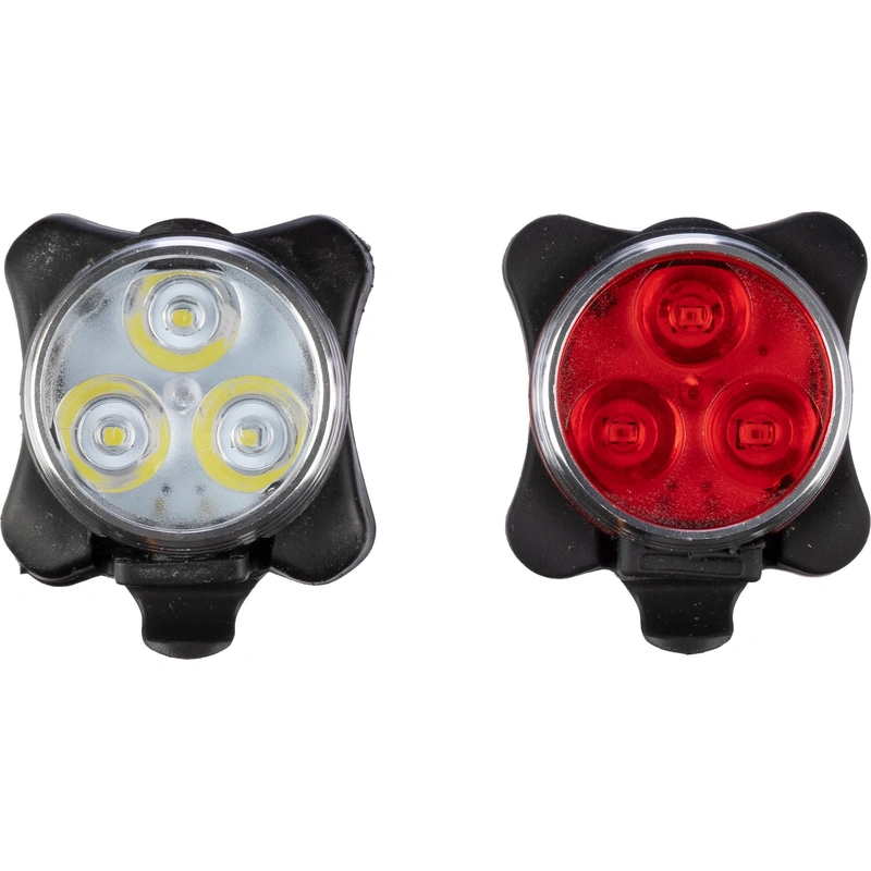 Set van 2 oplaadbare fietsverlichting