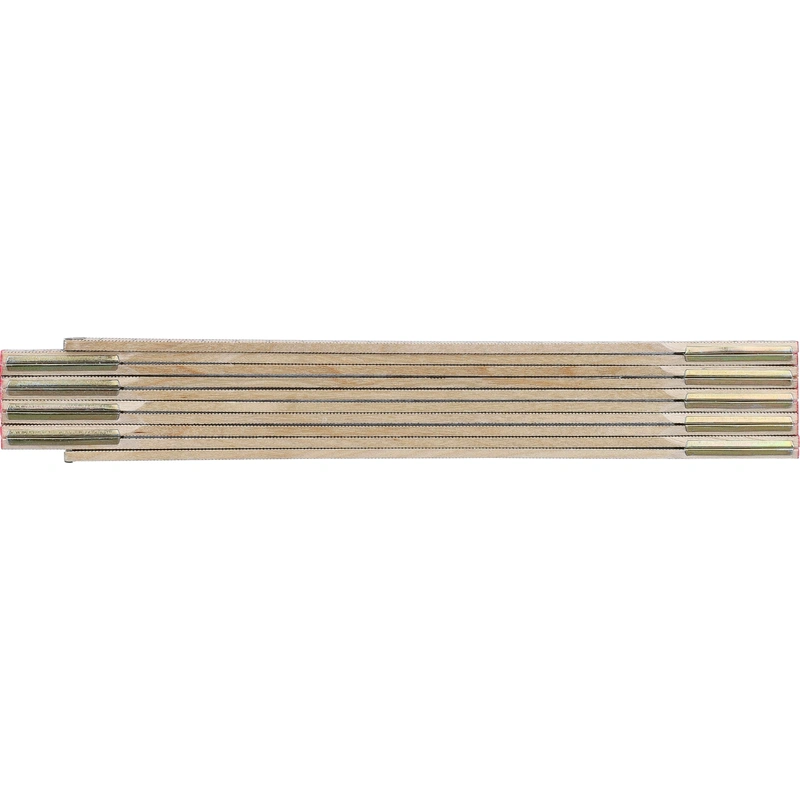 Berkenhouten opvouwbare duimstok 2 meter