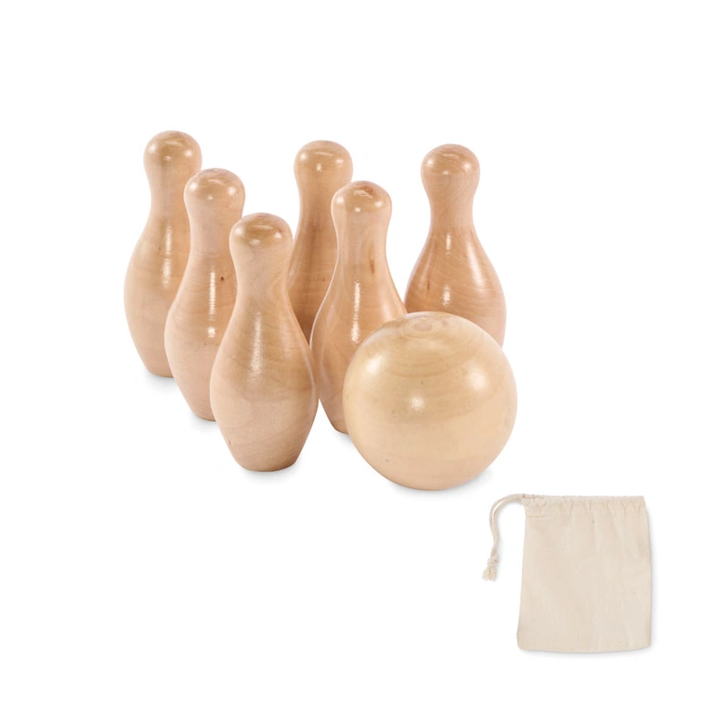 Mini Bowling Set van Dennenhout