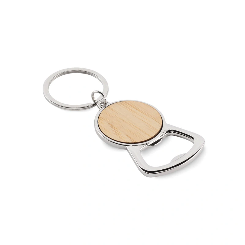 Sleutelhanger met Bamboe Flessenopener