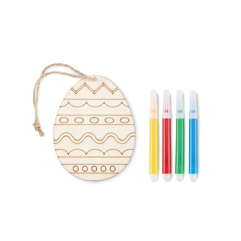 Houten Ei-Schilderset
