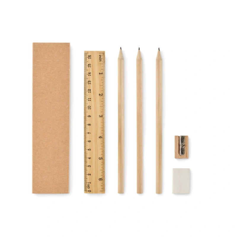 Papieren Doosje met Kantoorbenodigdheden